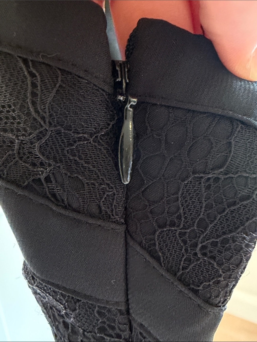 Marciano Black Lace Evening Dress - Picture 8 of 12